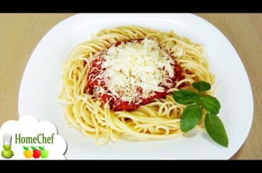 Super tasty! Tomato spaghetti - Italian spaghetti recipe with tomato sauce to make tomato spaghetti!