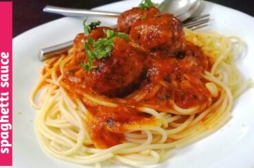 how to make Italian spaghetti sauce with meatballs/ MEATBALLS Recipe chicken
