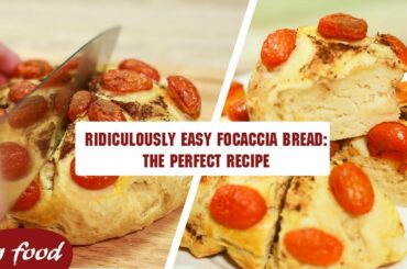 Ridiculously Easy Focaccia Bread: The perfect recipe || cake recipes at home