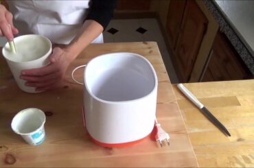 italian cuisine recipes "Yogurt fatto in casa con yogurtiera "english subtitles
