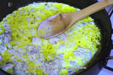 Chicken & Cream with Gnocchi - Super Fast & Tasty ready in 15 min recipe Italian pasta sauce