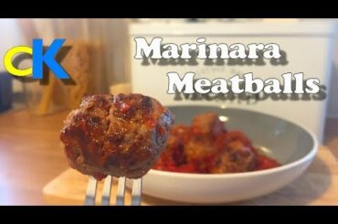 Italian Meatballs in Marinara Sauce