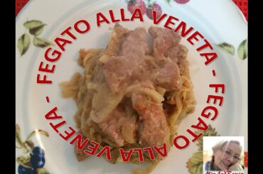Fegato alla Veneta, ricetta regionale  - Italian food, Venetian liver , regional recipe