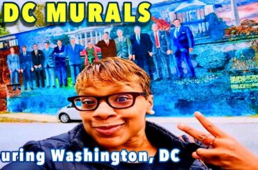 EXPLORING DC MURALS | Lunch at Sette Osteria | Street Art Tour in Washington, DC Part 3