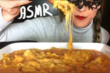 MUKBANG: MAC & CHEESE MOZZARELLA ASMR EATING (EATING SOUNDS)