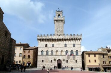 Montepulciano Town Hall, Montepulciano, Siena, Tuscany, Italy, Europe