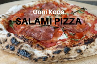 Cooking Salami Pizza on a Breezy Day! Ooni Koda Pizza Oven Real-time Cook