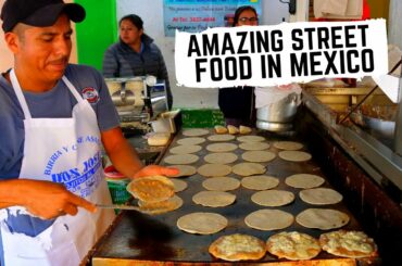 BEST MEXICAN STREET FOOD in GUADALAJARA, MEXICO | Crazy DROWNED sandwich, CHEESY tacos + BIRRIA