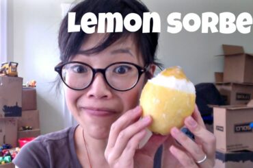 Lemon Sorbet in a Lemon - Whatcha Eating? #181