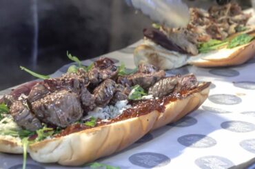 Huge Filled Subs Sandwiches. London Street Food