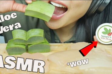 ASMR ALOE VERA Featuring NATURAL WILD BERRY (EATING SOUNDS) NO TALKING | SAS-ASMR