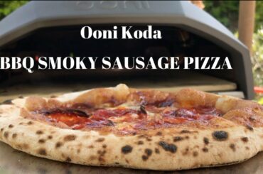 Cooking BBQ Smoky Sausage Pizza in Ooni Koda Pizza Oven | Third Cook