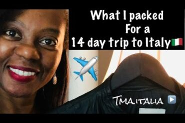 TRAVELING TO ITALY FOR 14 DAYS IN A CARRY-ON