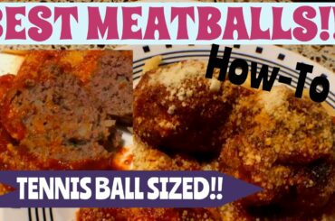 How to make Homemade Italian Meatballs and Sauce