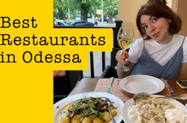 🍳🍜TOP 5 restaurants in Odessa 🍽 Delicious food in Ukraine 🇺🇦