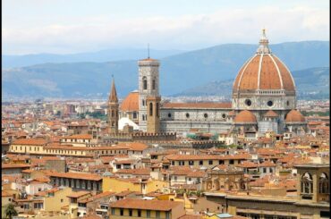 Florence landscape, Florence, Tuscany, Italy, Europe