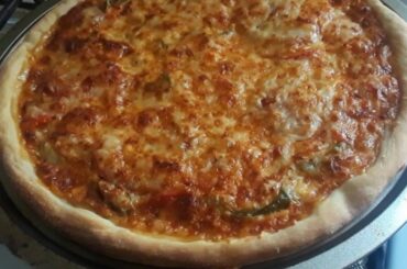 Vegetable pizza || How to make pizza at home|| Easy homemade pizza