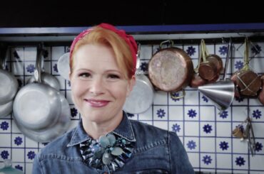 backstage in my kitchen in Tuscany