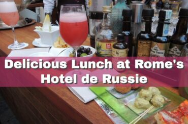 Brunch at the Glamorous Hotel De Russie | Rome, Italy