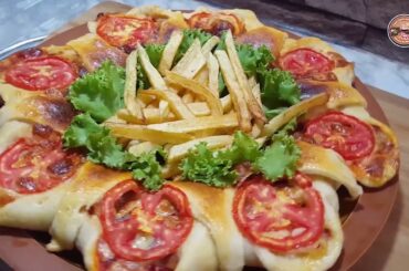 Tikka Star Pizza Recipe By Food Court With Asma