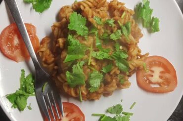 Wheat Curried Pasta in Telugu | Italian Pasta Recipe
