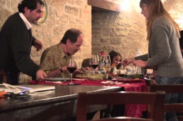 Gubbio, Umbria Italy walk6 dinner
