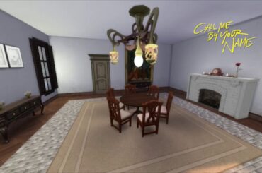 CALL ME BY YOUR NAME ¨Somewhere in northern Italy, Villa Albergoni #SIMS4