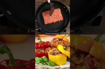 Let's Cooking | Cheesy Italian Stuffed Peppers with Video