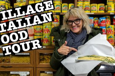 ITALIAN FOOD TOUR & VINYL RECORDS: GREENWICH VILLAGE NYC