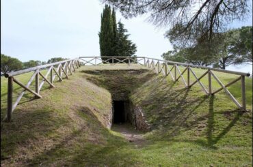 Tumulo di Montecalvario, Castellina in Chianti, Siena, Tuscany, Italy, Europe