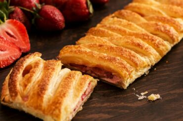 Strawberry Puff Pastry Braid Recipe