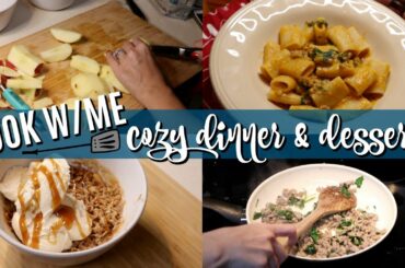 COOK WITH ME | FALL DINNER & DESSERT | ALISHA ANN