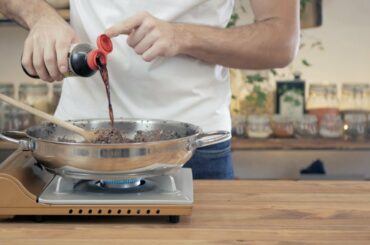 how to make bolognese sauce | vegan recipe | ASMR cooking sounds & music