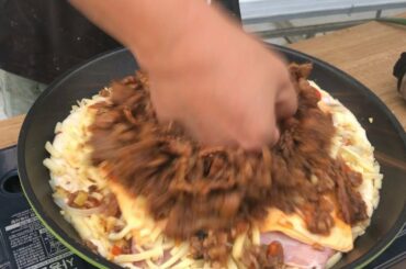 피자를 한국 미국 이탈리아식으로 합치면? handmade Korea, America, Italy Pizza mix  | 상남자