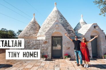 Luxury TINY HOUSE in Southern Italy! - Traditional Trullo Tour & Alberobello (Puglia)