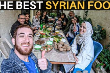 THE BEST SYRIAN FOOD (Home Cooked Meal)