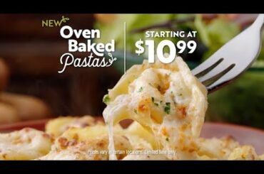 NEW Oven Baked Pastas at Olive Garden
