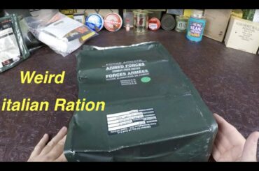2016 Italian Military Armed Forces Combat Food Ration Review Module D