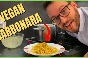 HOW TO COOK VEGAN CARBONARA: the original italian recipe