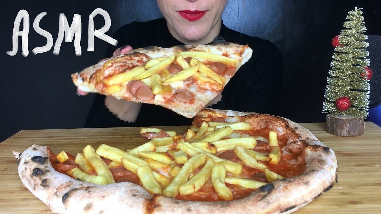 ASMR PIZZA NAPOLETANA MARGHERITA WITH FRENCH FRIES (Eating Sounds) Mukbang ASMR PIZZA NAPOLETANA MARGHERITA WITH FRENCH FRIES (Eating Sounds) Mukbang