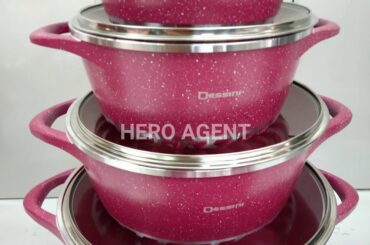 10 Dessini Italy Cooking Set + FREE Cooking Tools