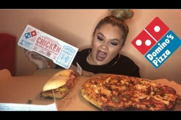 DOMINOS PIZZA | MUKBANG 🍕