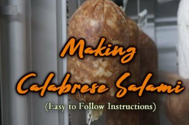 Making Calabrese Salami (Step by Step Instructions)