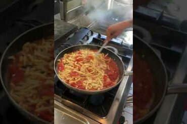 Cristafano's cooking school at the hotel  Locanda i Grifi, Cortona, Italy.