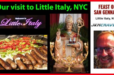 Our Visit to the San Gennaro Feast Little Italy, NYC Food, Sights & Sounds | JKMCraveTV