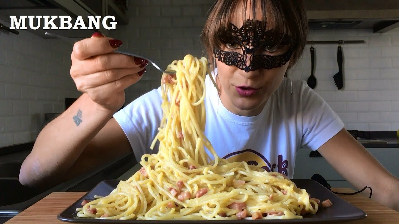 MUKBANG ITA: MANGIO SPAGHETTI CARBONARA (Italian Pasta) EATING SHOW MUKBANG ITA: MANGIO SPAGHETTI CARBONARA (Italian Pasta) EATING SHOW