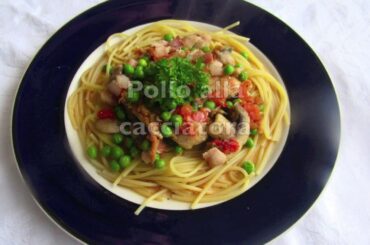 Italian Cuisine: Pollo alla cacciatora (chicken hunter's style)