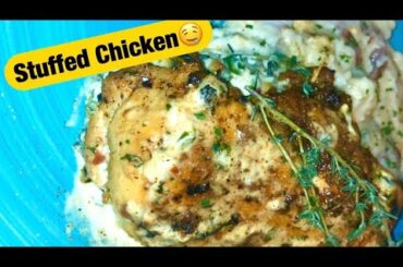 EASY Stuffed Chicken Recipe| HOWTO ~MsKadii