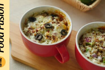 Microwave Mug Pizza 3 Ways Recipe By Food Fusion