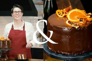 Stunning Chocolate-and-Citrus Cassata Cake | F&W Cooks
